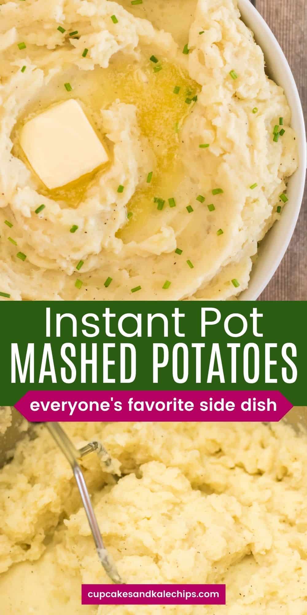 Instant Pot Mashed Potatoes | Cupcakes & Kale Chips