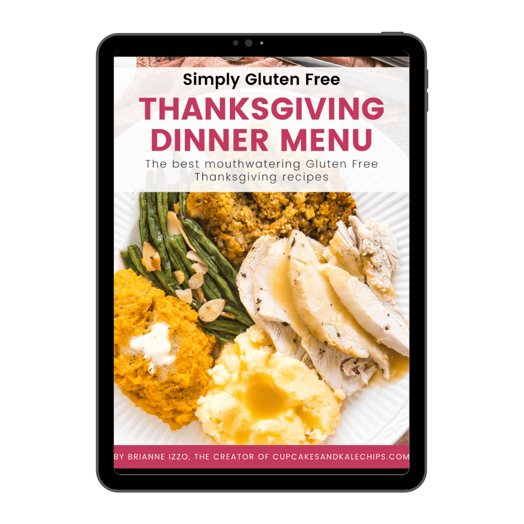 cover of Thanksgiving Dinner Menu eBook on a tablet screen