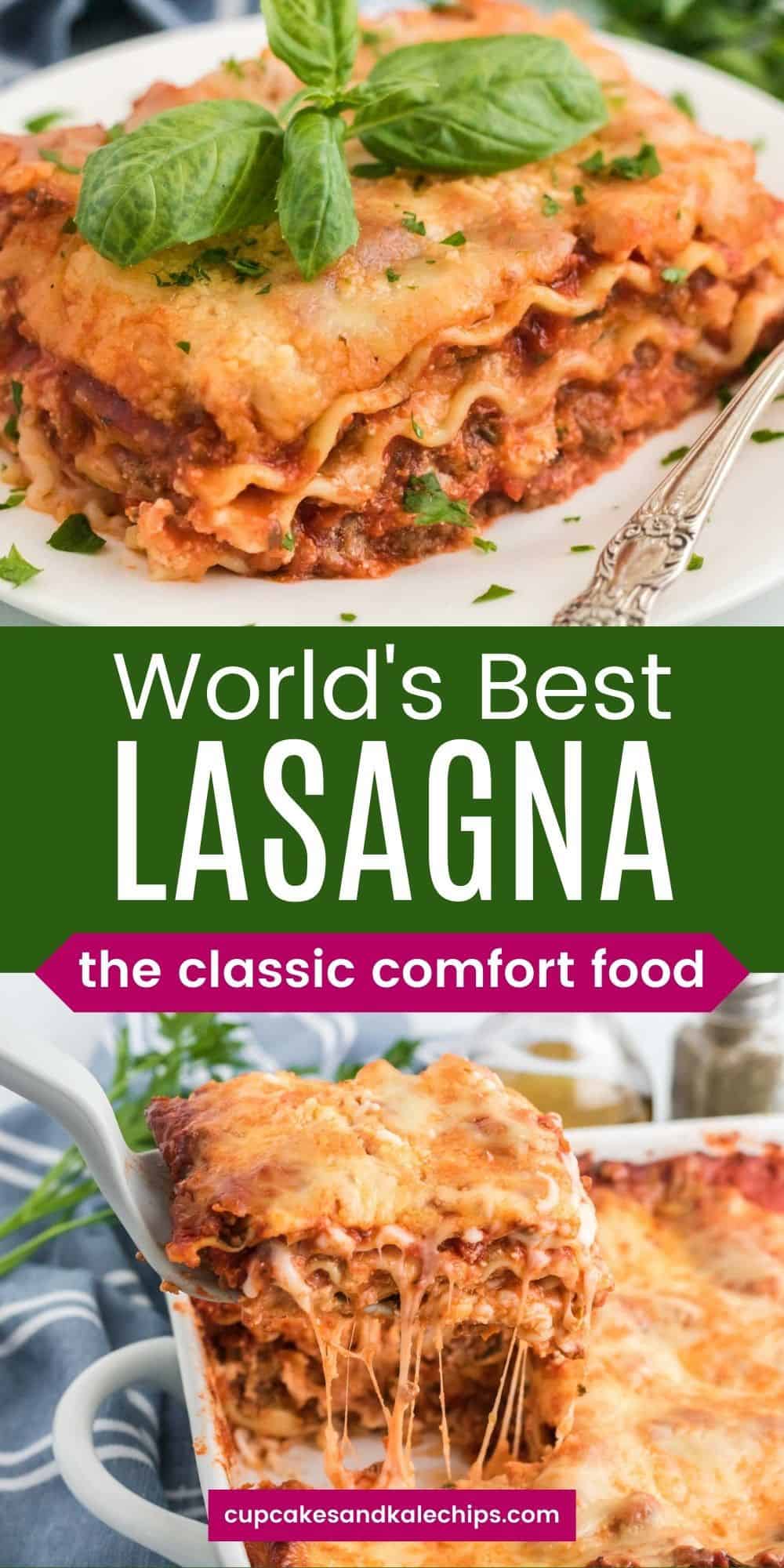 Easy Lasagna Recipe | The World's Best Homemade Lasagna