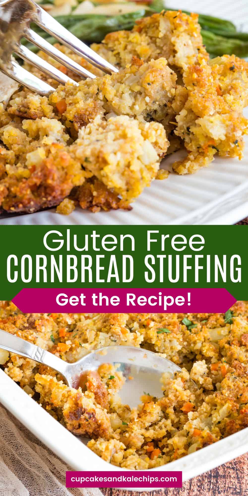 Gluten Free Cornbread Stuffing | Cupcakes & Kale Chips