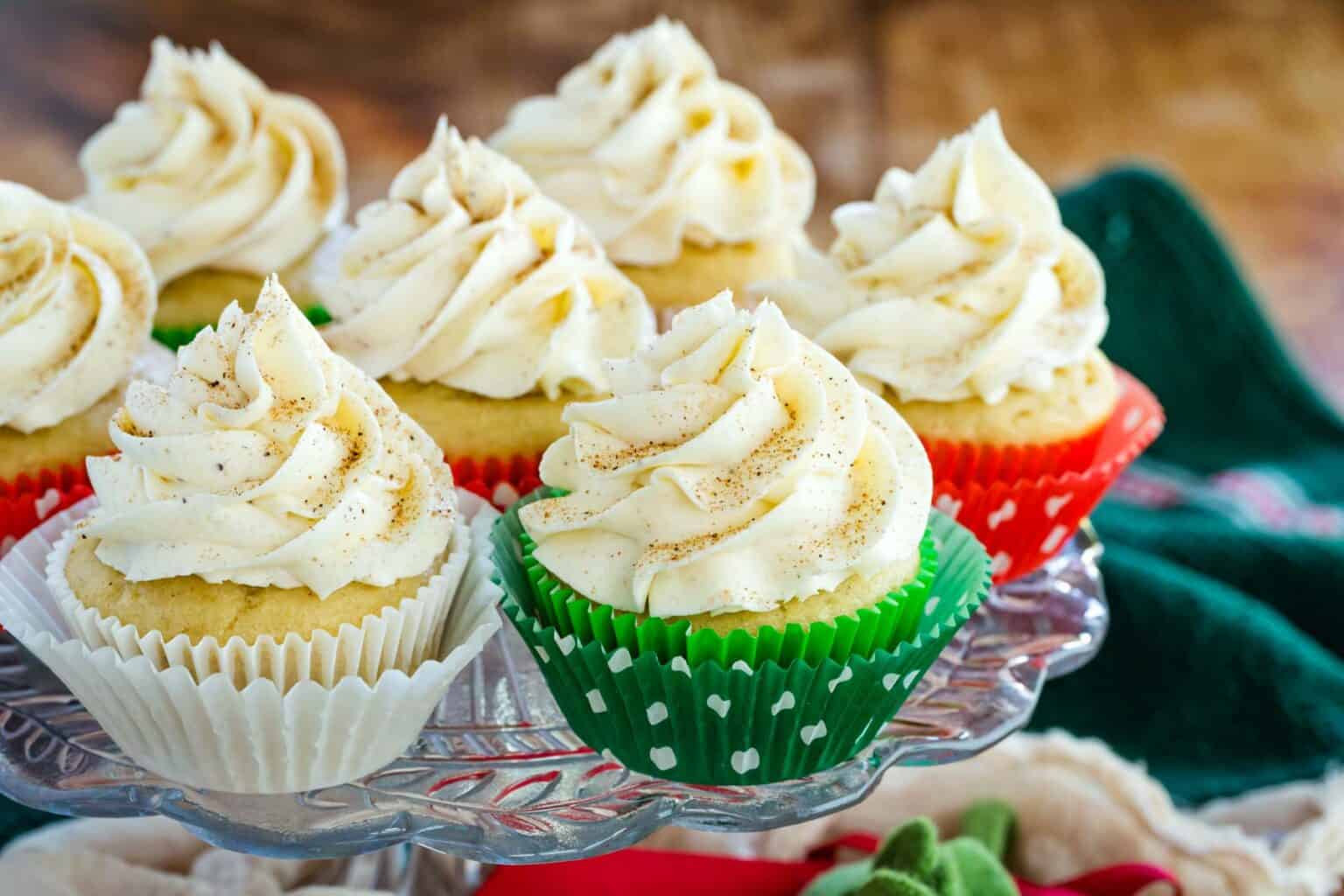 Gluten Free Eggnog Cupcakes Cupcakes & Kale Chips
