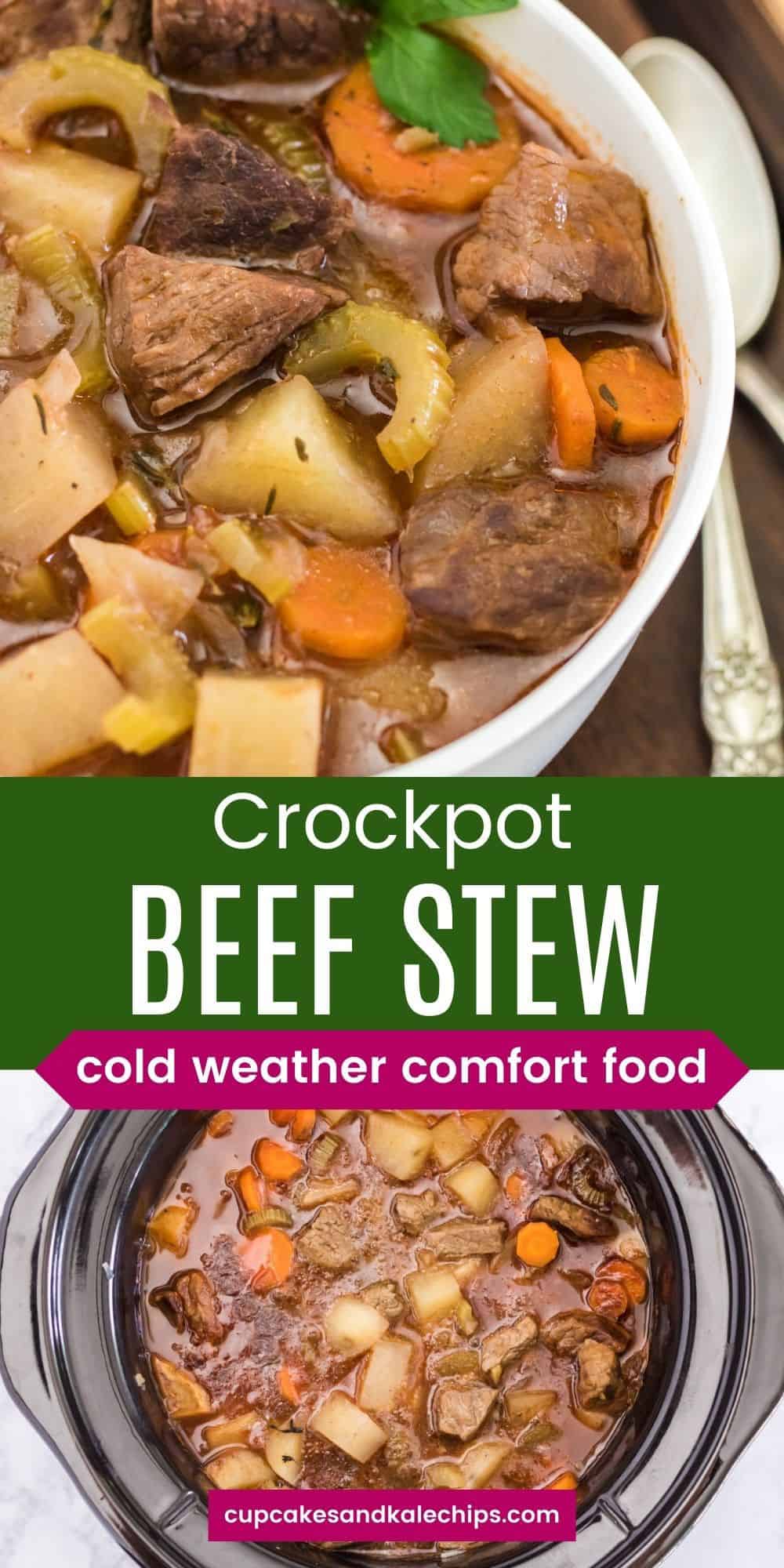 Easy Crock Pot Beef Stew | Cupcakes & Kale Chips