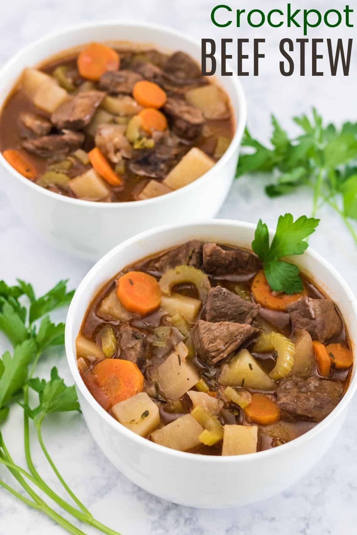 Easy Crock Pot Beef Stew | Cupcakes & Kale Chips