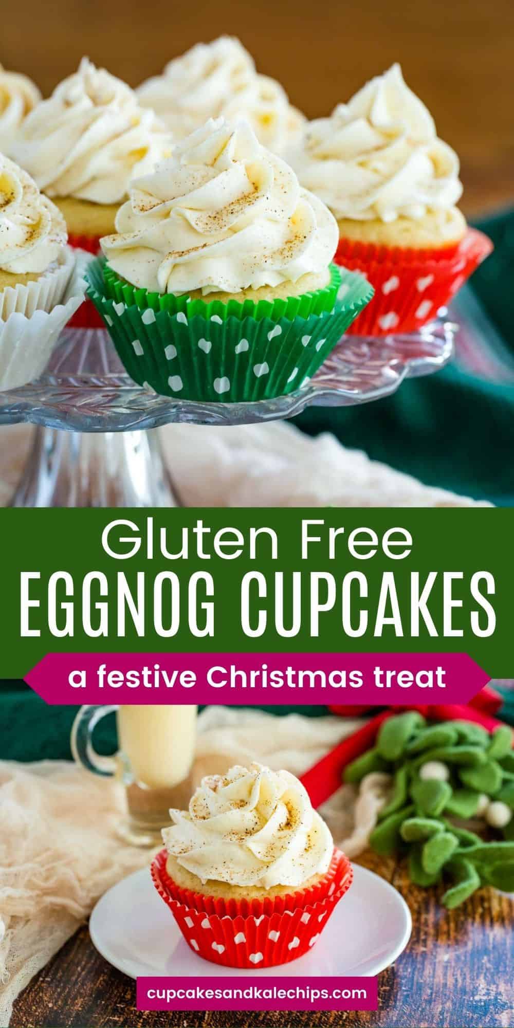 Gluten Free Eggnog Cupcakes Cupcakes & Kale Chips
