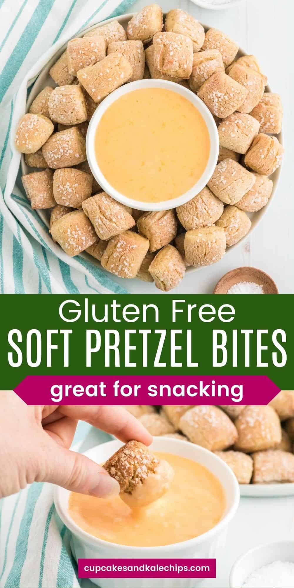 Easy Gluten Free Pretzel Bites Cupcakes & Kale Chips