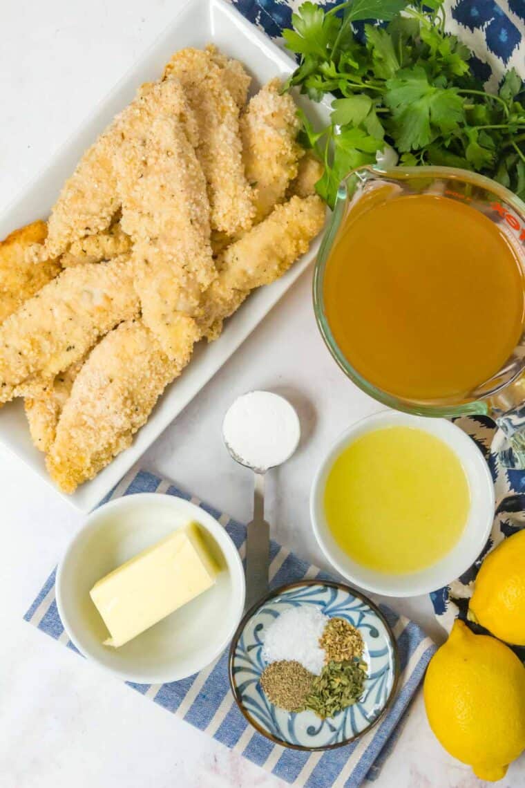 Creamy Skillet Lemon Chicken Recipe Cupcakes & Kale Chips