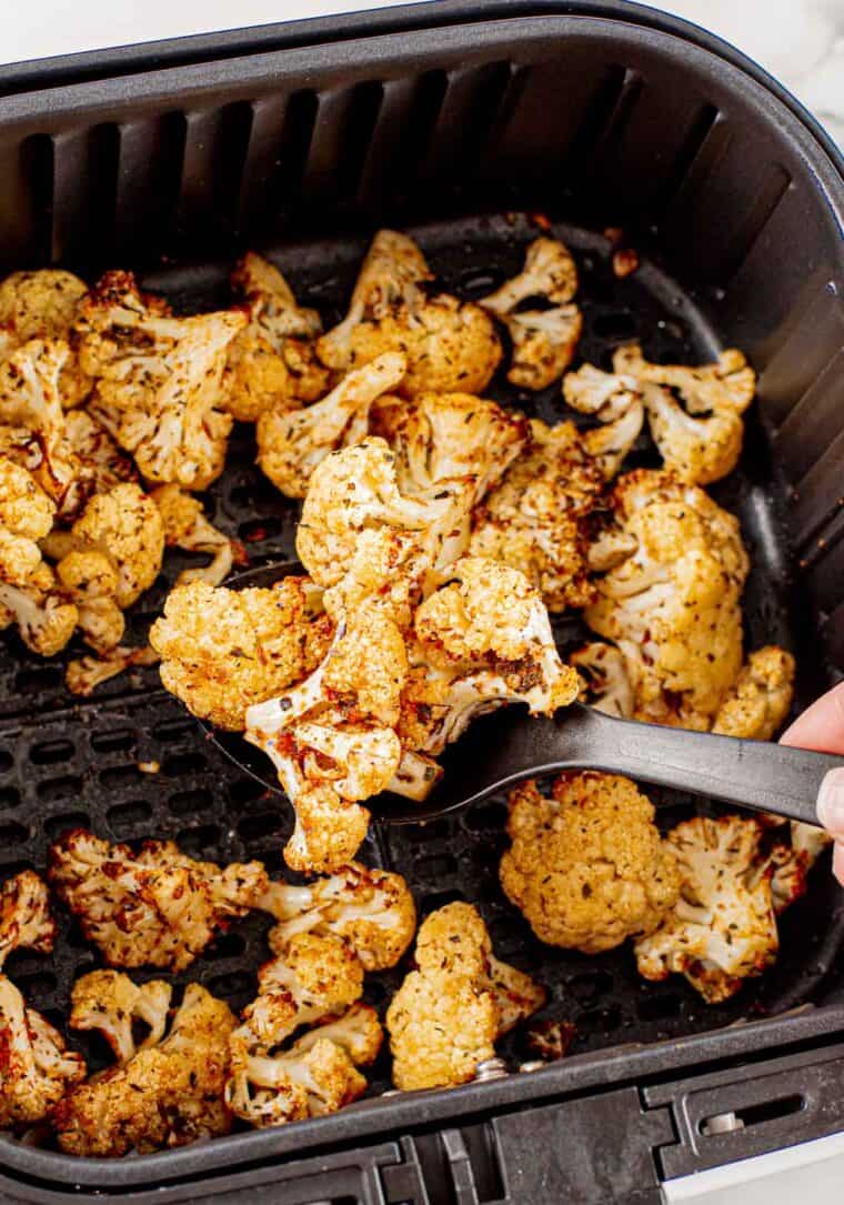 Perfectly Crispy Air Fryer Cauliflower | Cupcakes & Kale Chips