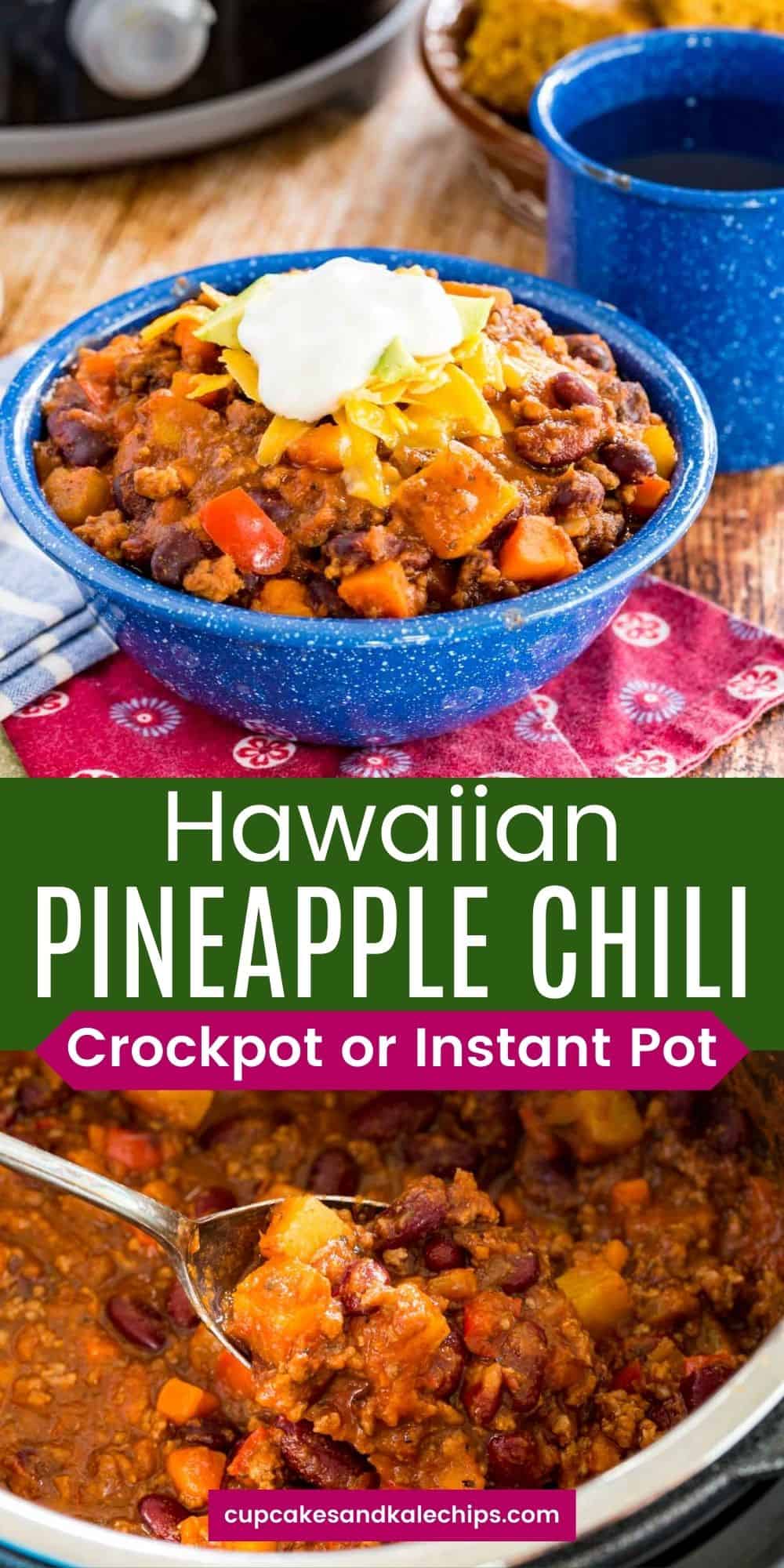 Slow Cooker Hawaiian Chili Recipe Cupcakes & Kale Chips