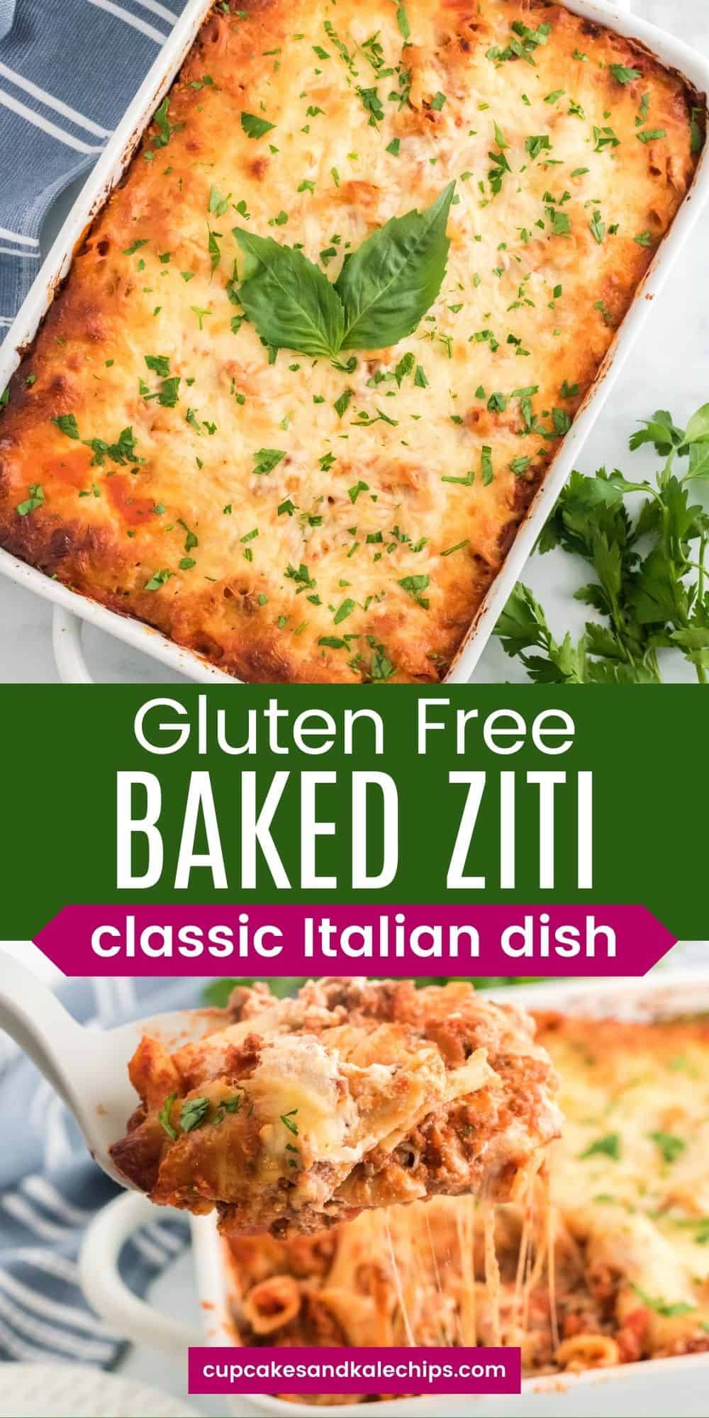 Gluten Free Baked Ziti Recipe | Cupcakes & Kale Chips