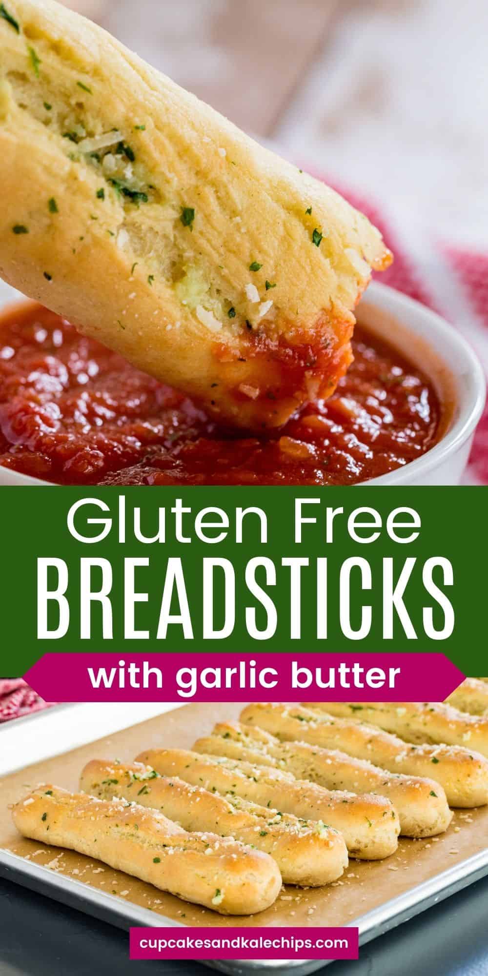Gluten Free Garlic Breadsticks like Olive Garden! Cupcakes & Kale Chips