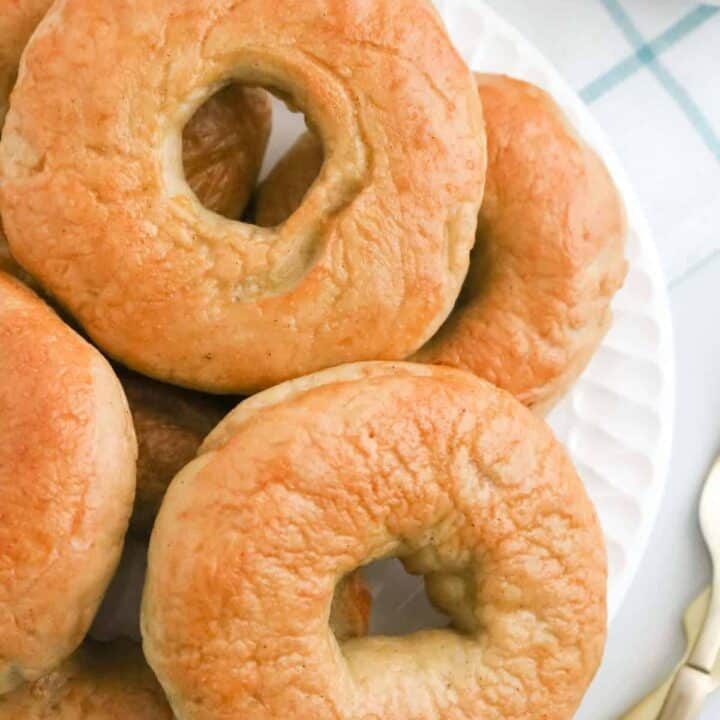 Gluten Free Plain Bagels Cupcakes & Kale Chips