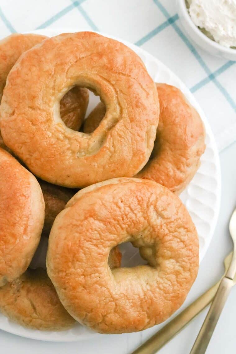 Gluten Free Plain Bagels Cupcakes & Kale Chips