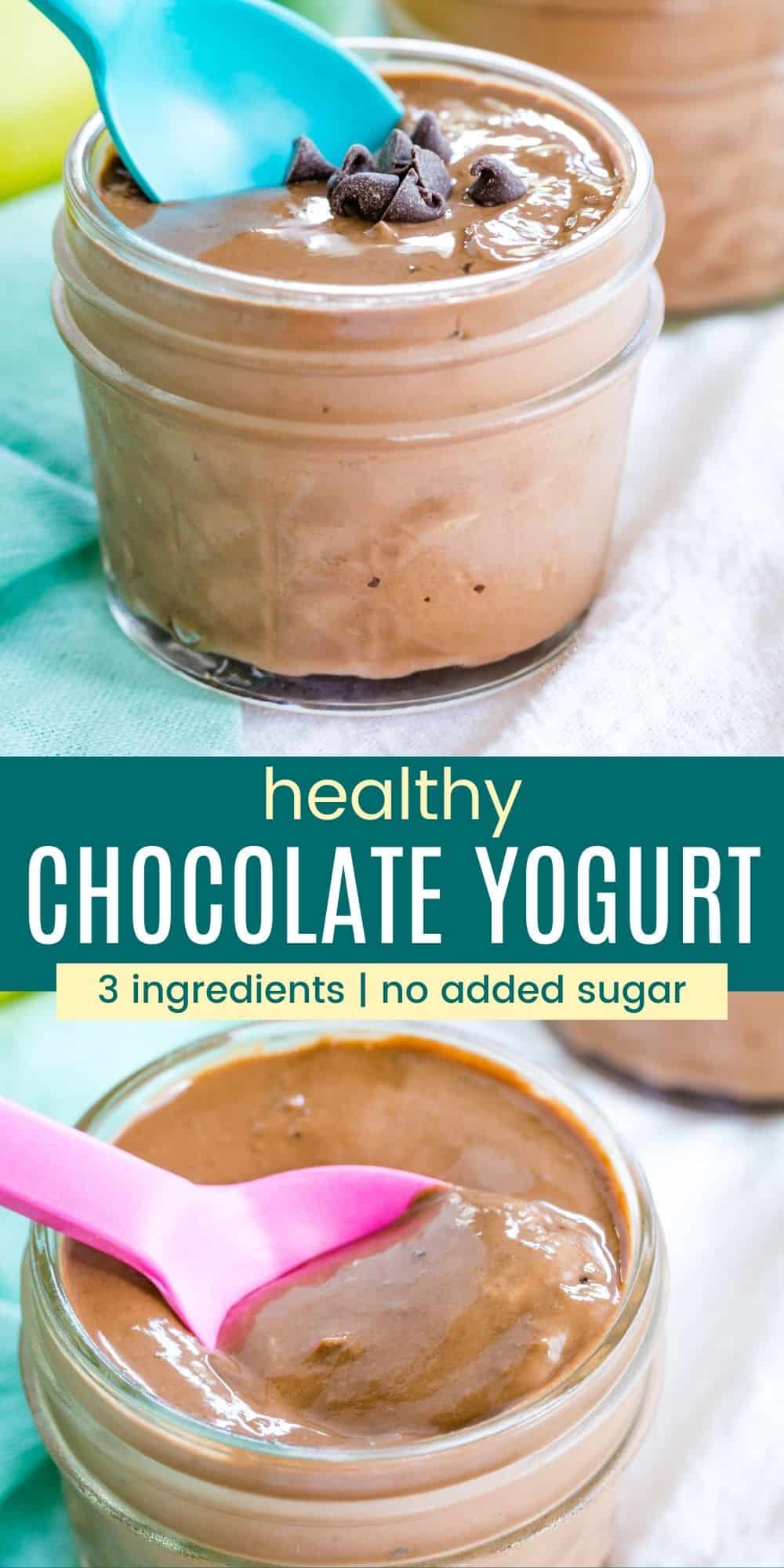 Easy Chocolate Yogurt - healthy snack! | Cupcakes & Kale Chips