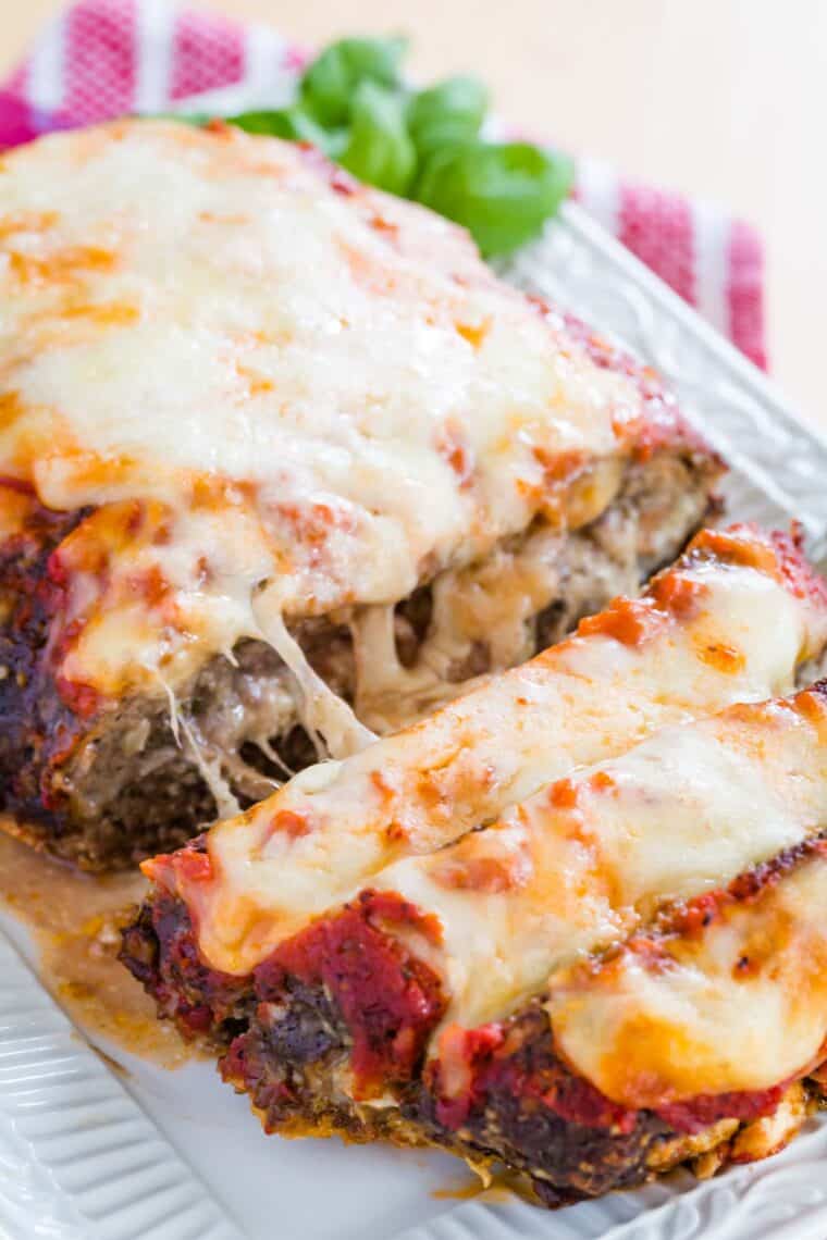 Mozzarella Stuffed Meatloaf | Cupcakes &amp; Kale Chips