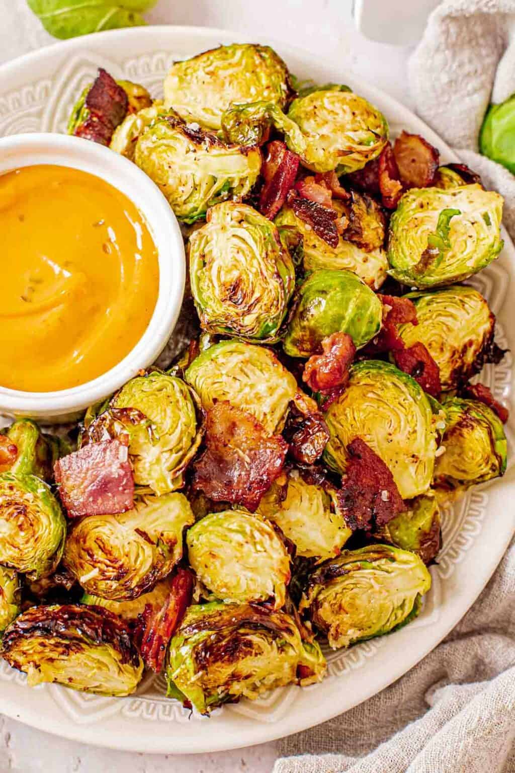 Easy Air Fryer Brussels Sprouts Cupcakes & Kale Chips