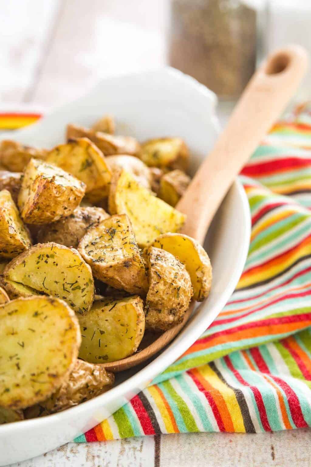 Air Fryer Ranch Potatoes | Cupcakes & Kale Chips