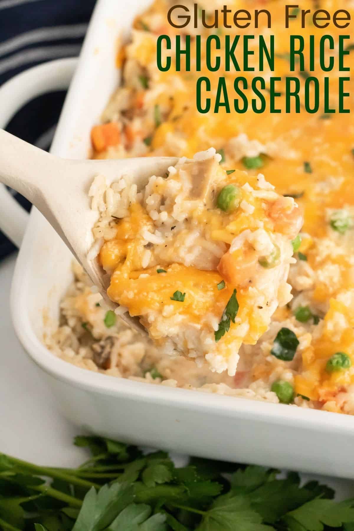 Gluten-Free Chicken Rice Casserole | Cupcakes & Kale Chips