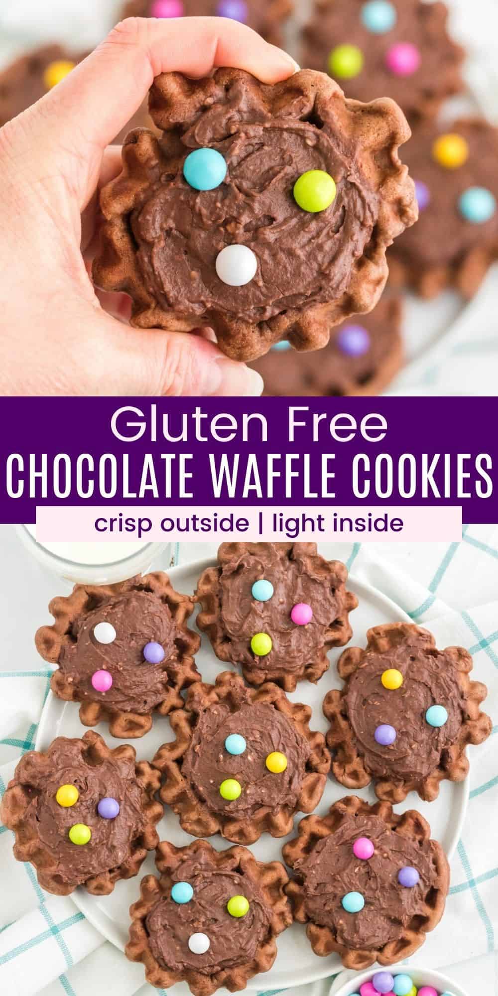 Gluten Free Chocolate Waffle Cookies Cupcakes & Kale Chips