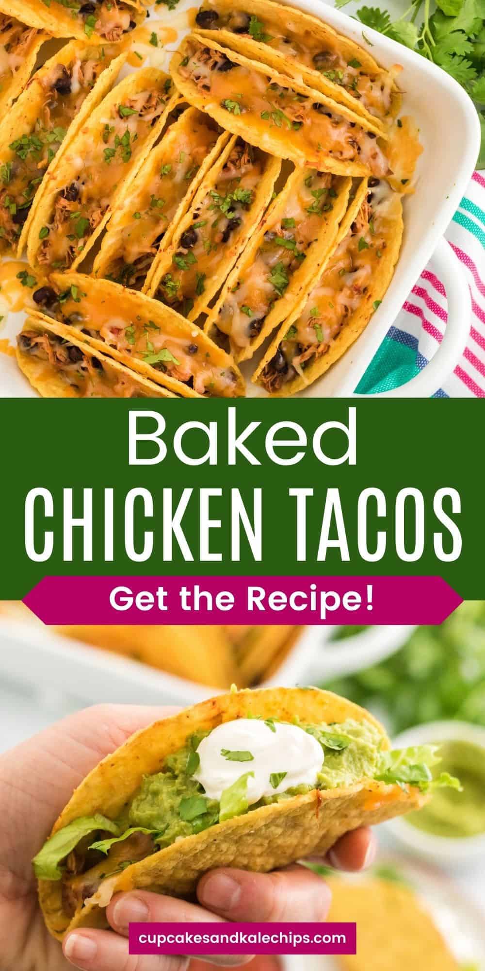 Baked Chicken Tacos | Cupcakes & Kale Chips