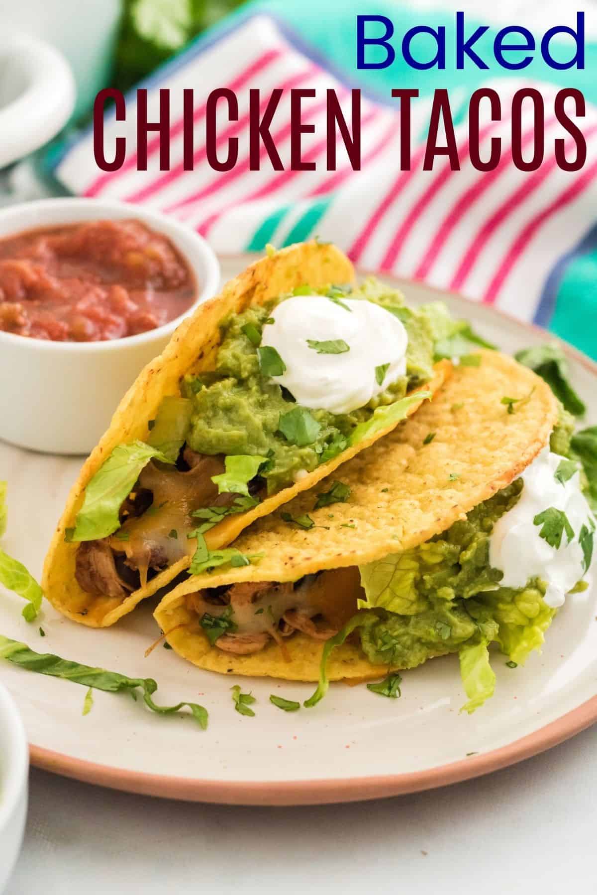 Baked Chicken Tacos | Cupcakes & Kale Chips