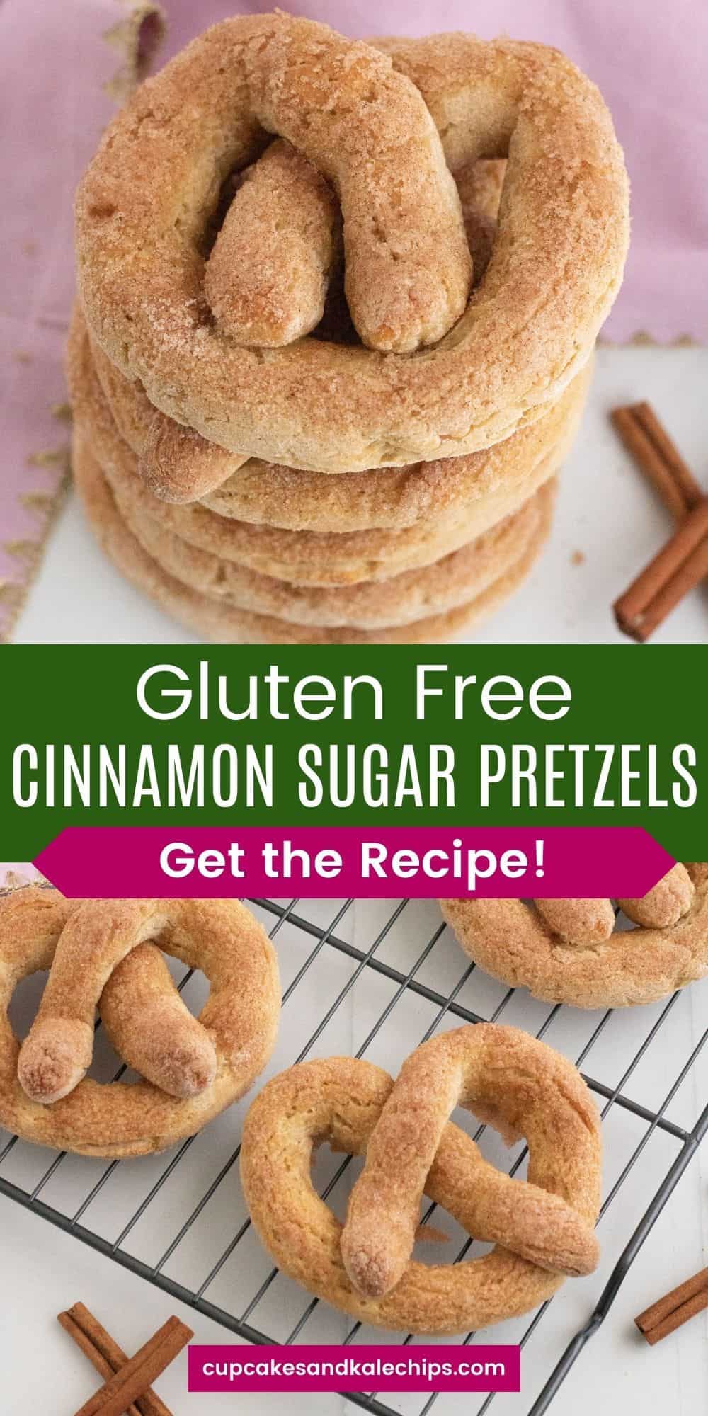 Gluten Free Cinnamon Sugar Pretzels Cupcakes & Kale Chips