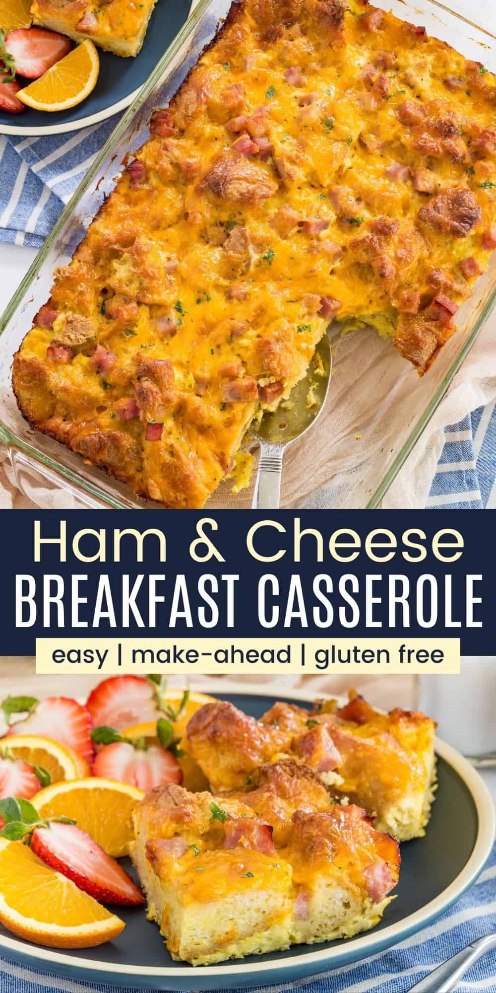 Gluten Free Ham and Cheese Strata | Cupcakes & Kale Chips