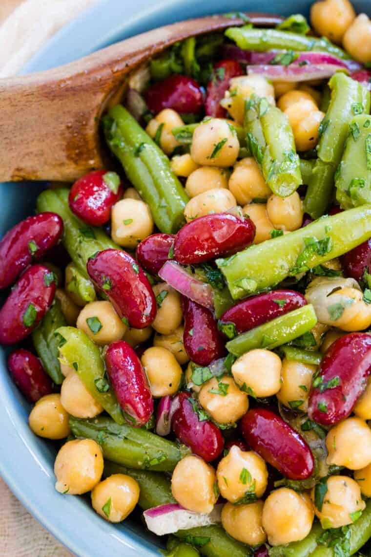 Easy Three Bean Salad Recipe 