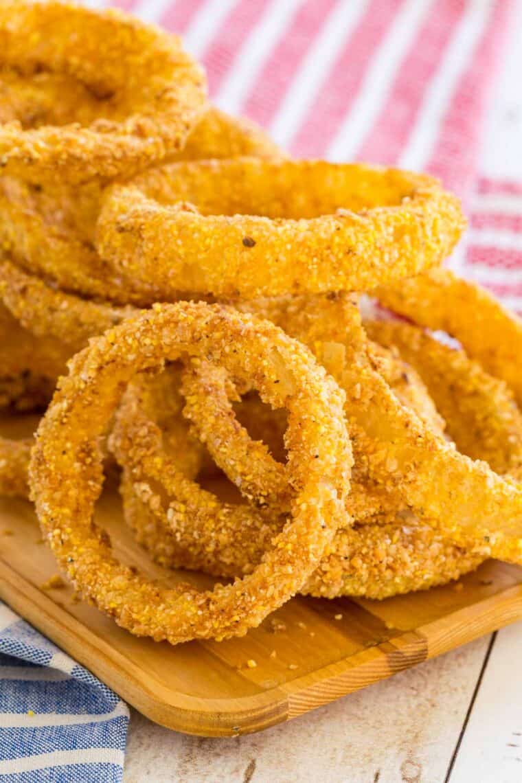Crispy Air Fryer Onion Rings | Cupcakes & Kale Chips