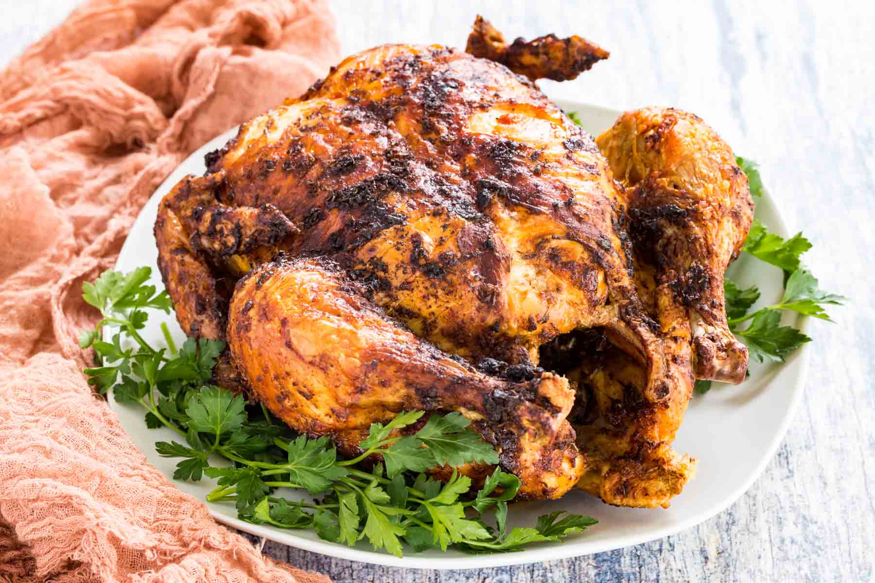 Rotisserie a Whole Chicken on the Cosori Air Fryer Oven 