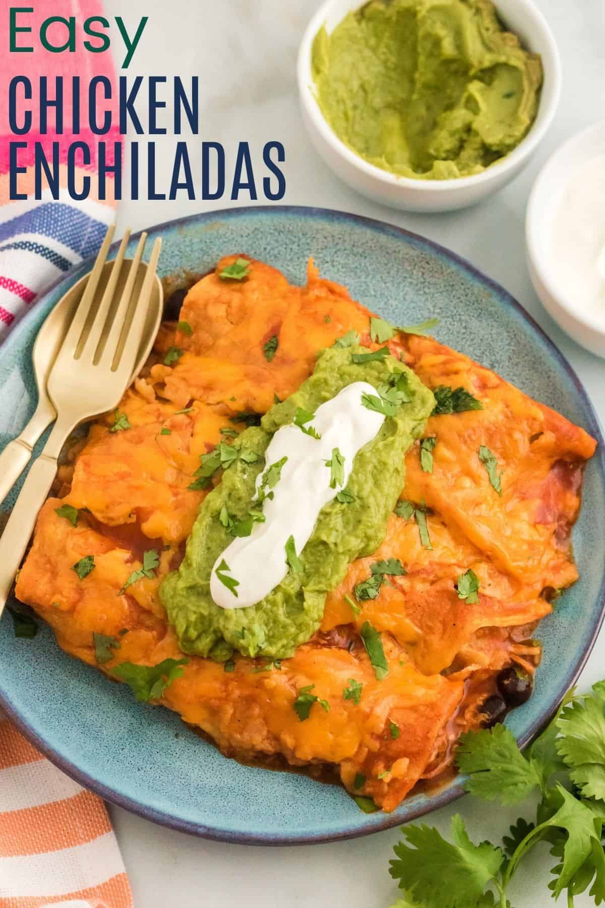 Easy Chicken Enchiladas Recipe | Cupcakes & Kale Chips