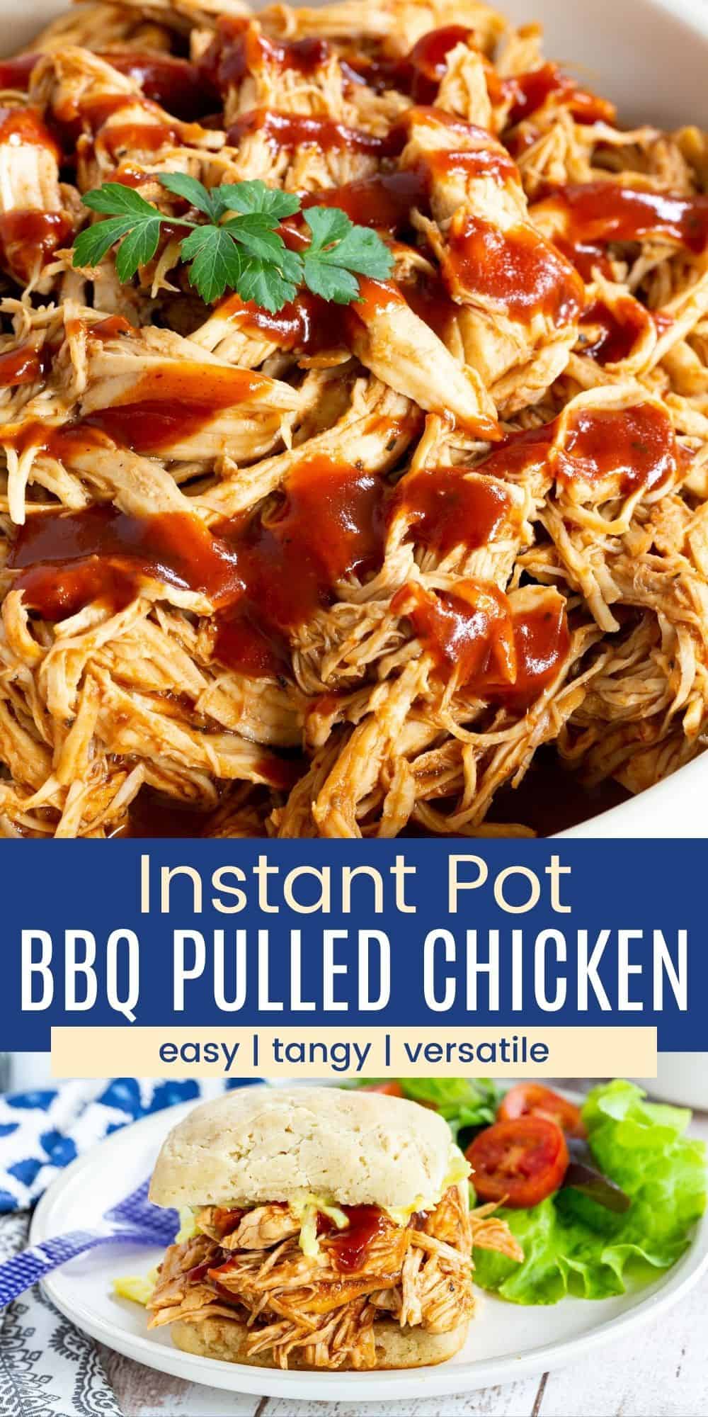 Instant Pot BBQ Pulled Chicken | Cupcakes & Kale Chips
