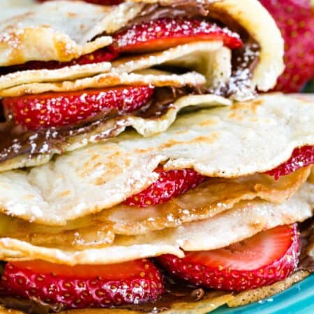 Nutella Crepes With Strawberries | Cupcakes & Kale Chips