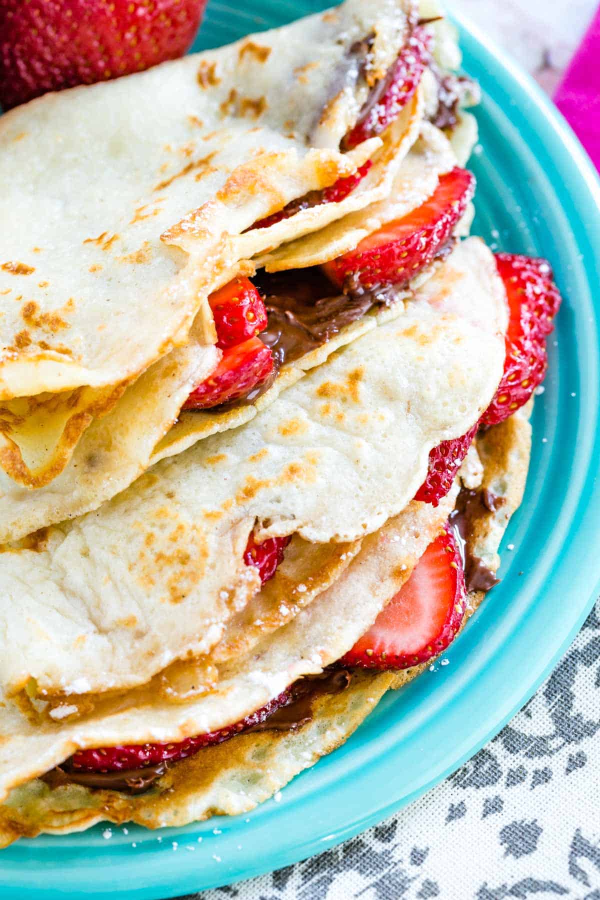 Strawberry Nutella Crepes - Three Olives Branch