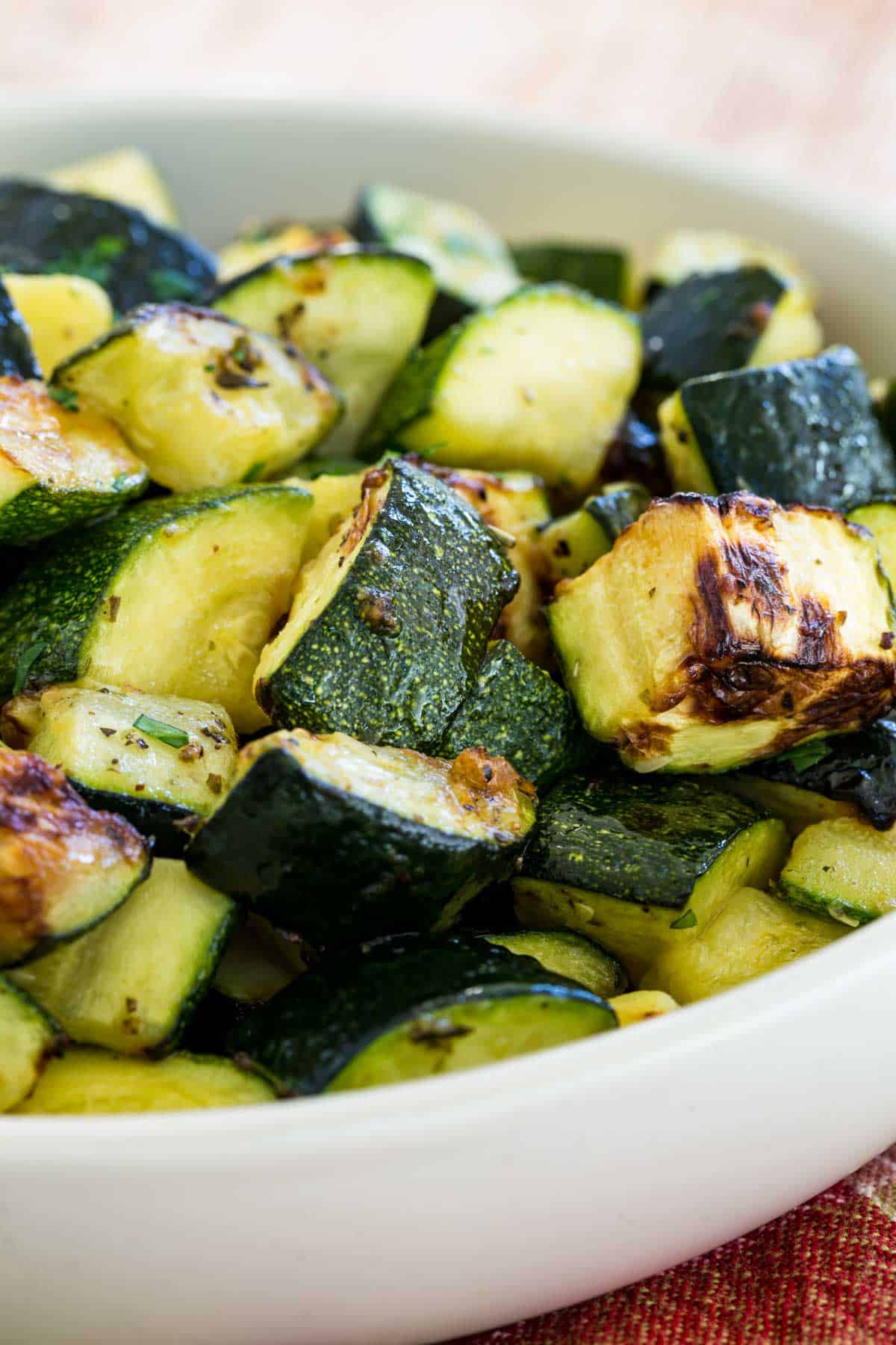 Air Fryer Zucchini with Parmesan - Cupcakes & Kale Chips