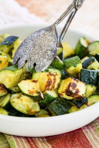 Air Fryer Zucchini with Parmesan - Cupcakes & Kale Chips