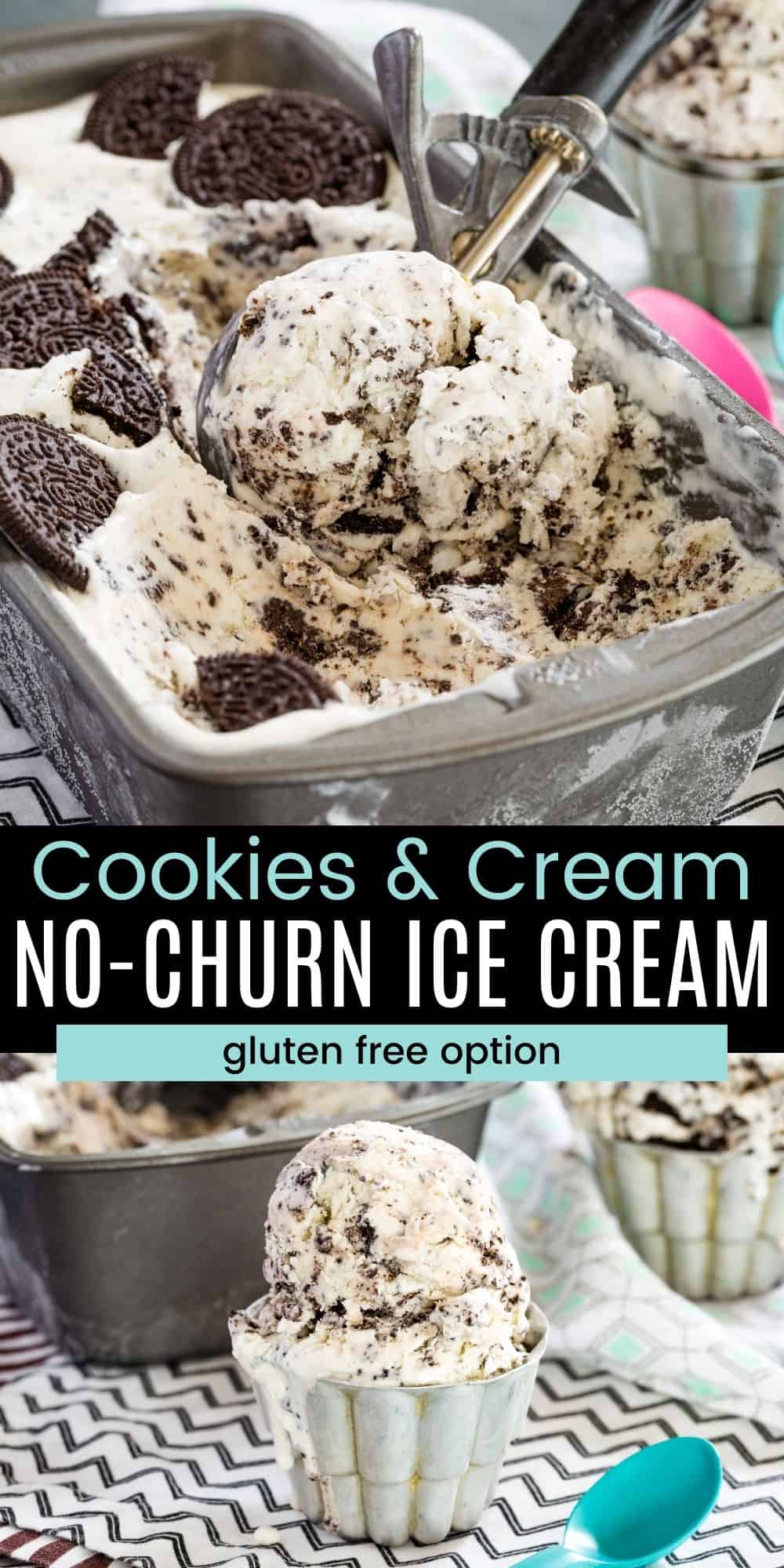 No Churn Cookies And Cream Ice Cream Cupcakes And Kale Chips