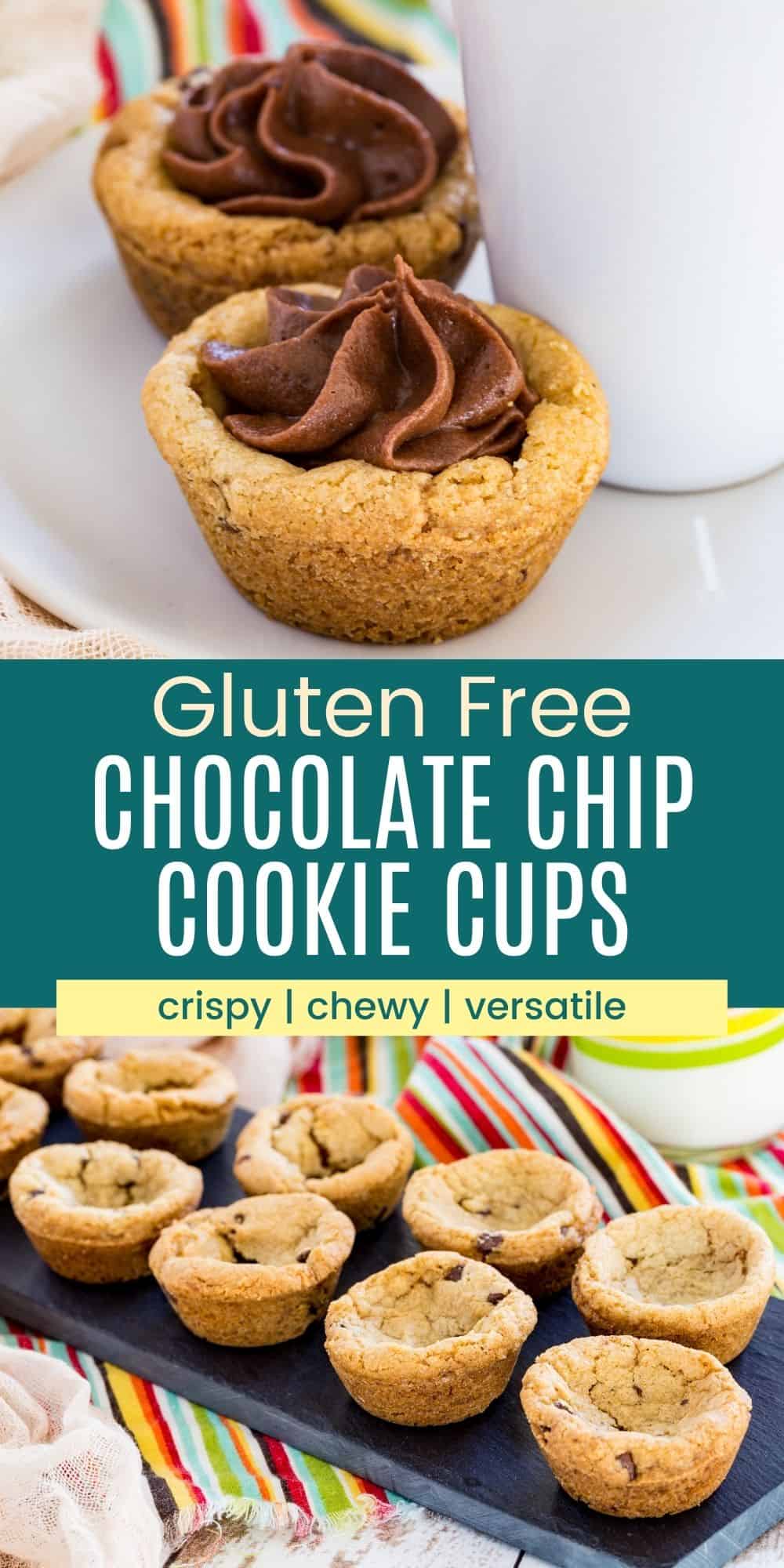 Gluten Free Chocolate Chip Cookie Cups Cupcakes & Kale Chips