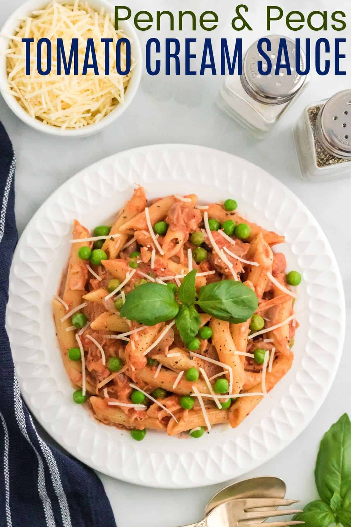 Penne with Tomato Cream Sauce | Cupcakes & Kale Chips