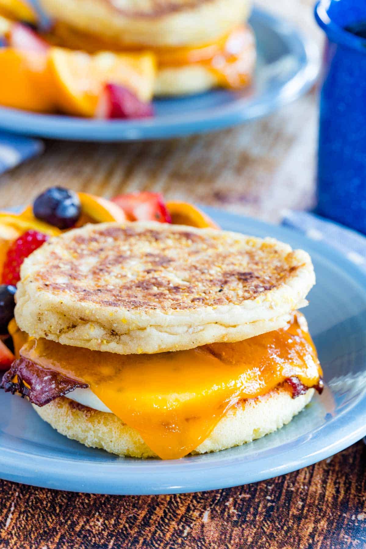 Make-ahead Egg White Breakfast Sandwiches (Gluten-free)