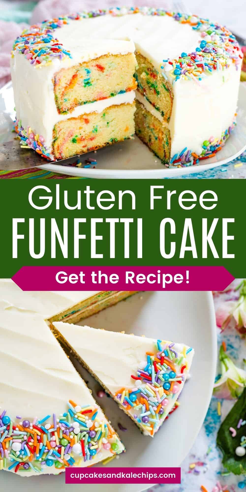 Gluten Free Funfetti Cake Cupcakes & Kale Chips