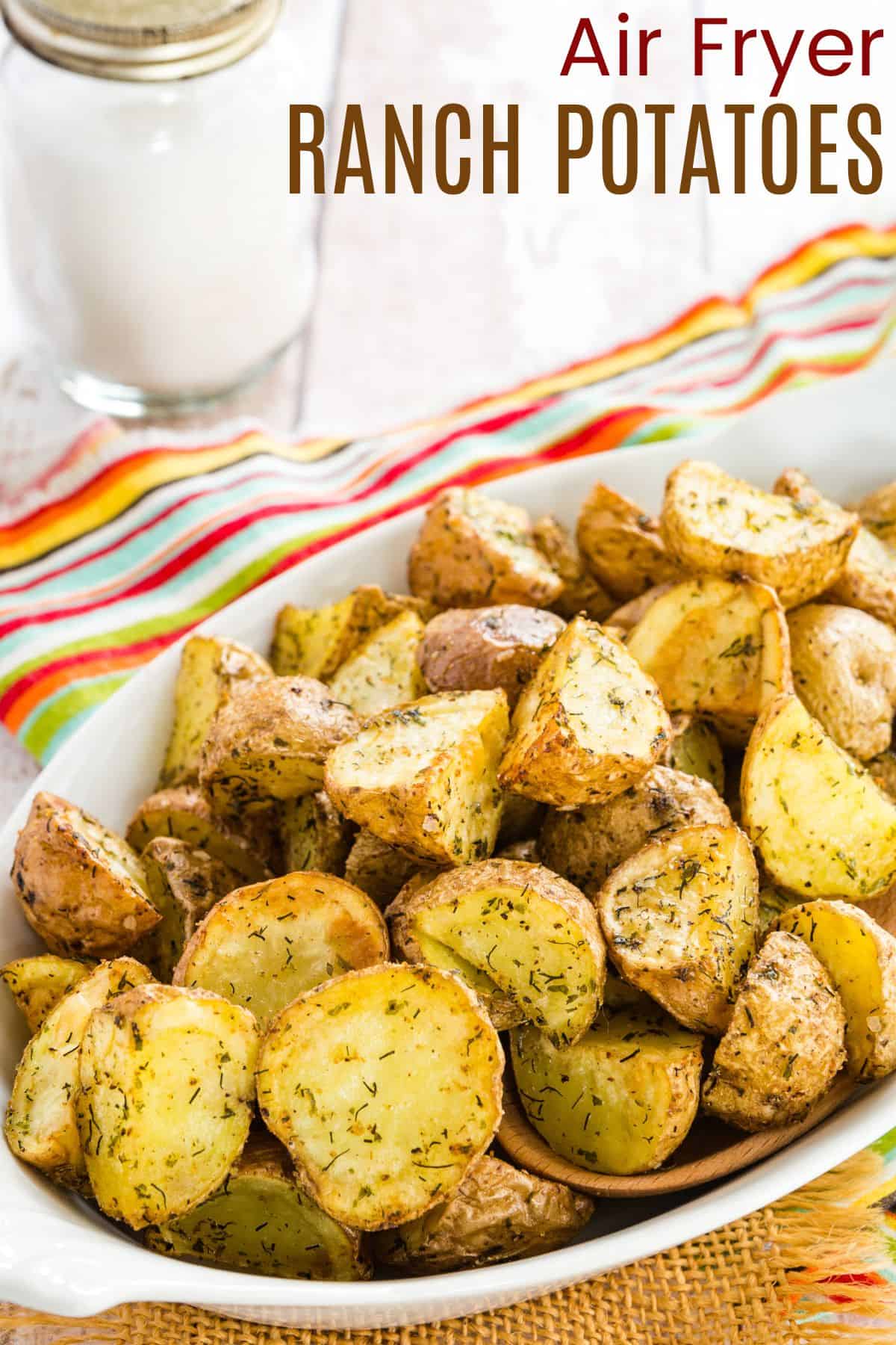 Air Fryer Ranch Potatoes | Cupcakes & Kale Chips