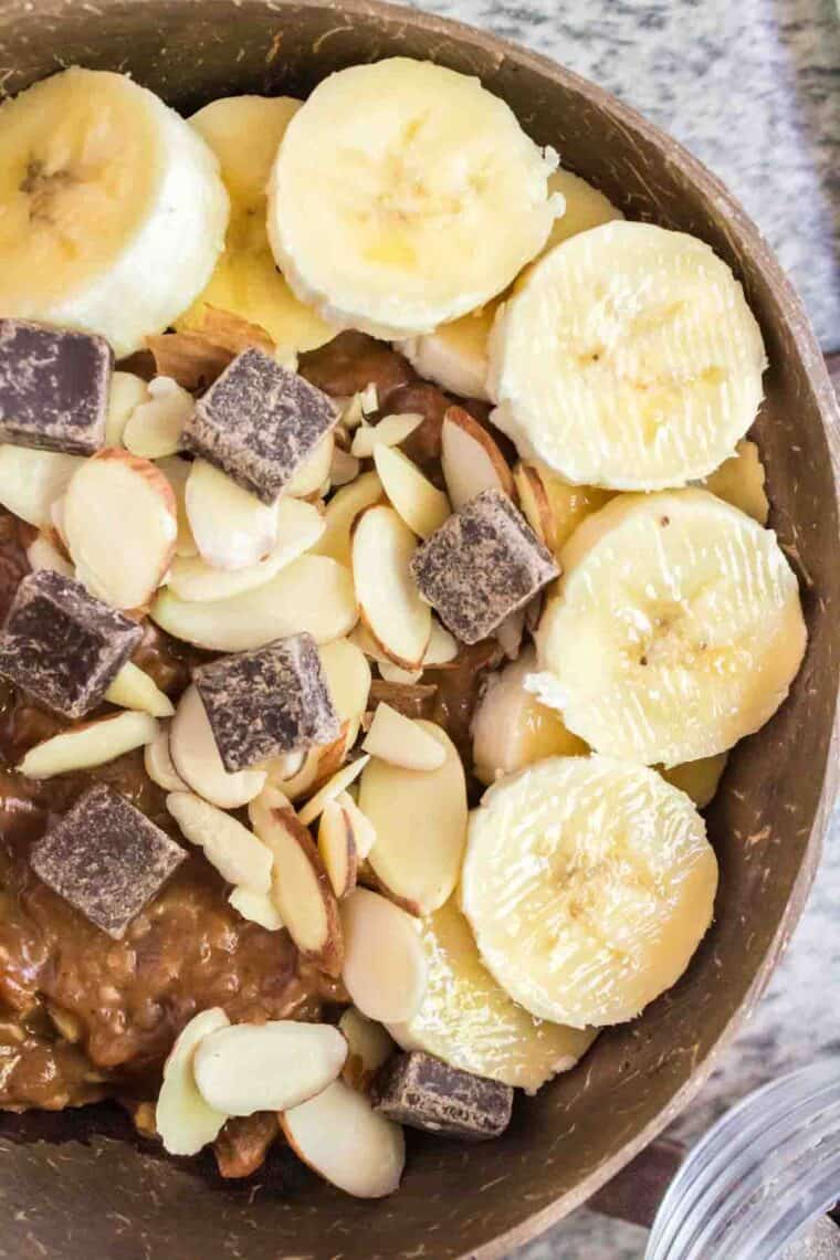 Almond Butter Chocolate Oatmeal Cupcakes and Kale Chips