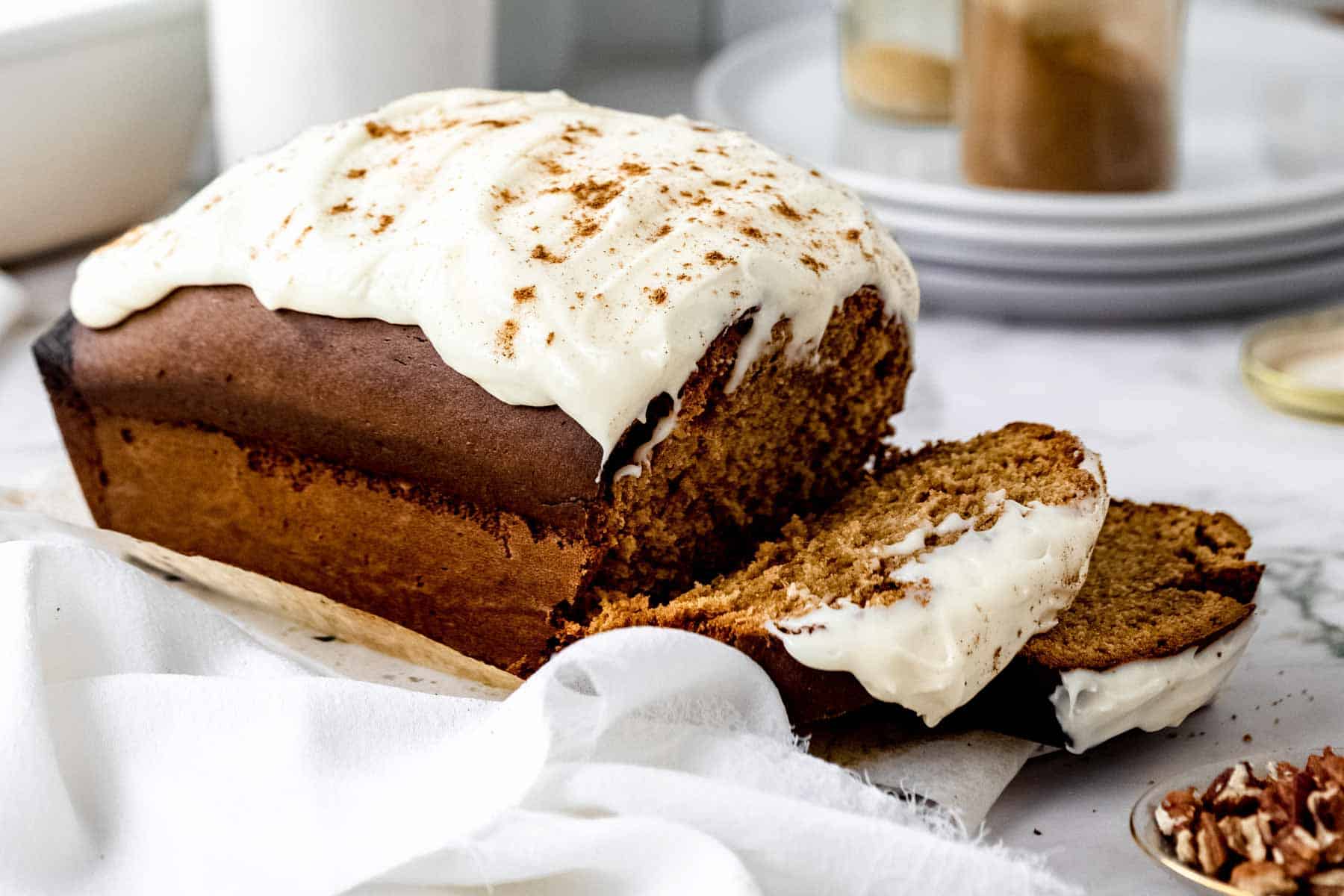 Gluten Free Gingerbread Loaf Recipe - Fed & Fit