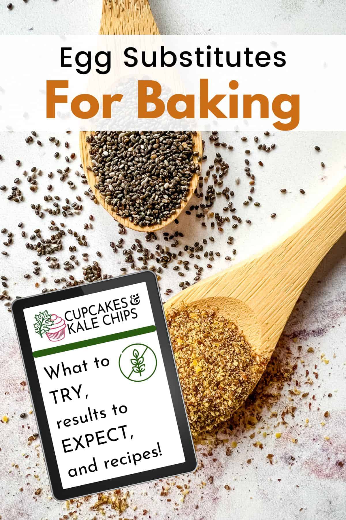 Egg Substitutes for Baking Cupcakes & Kale Chips
