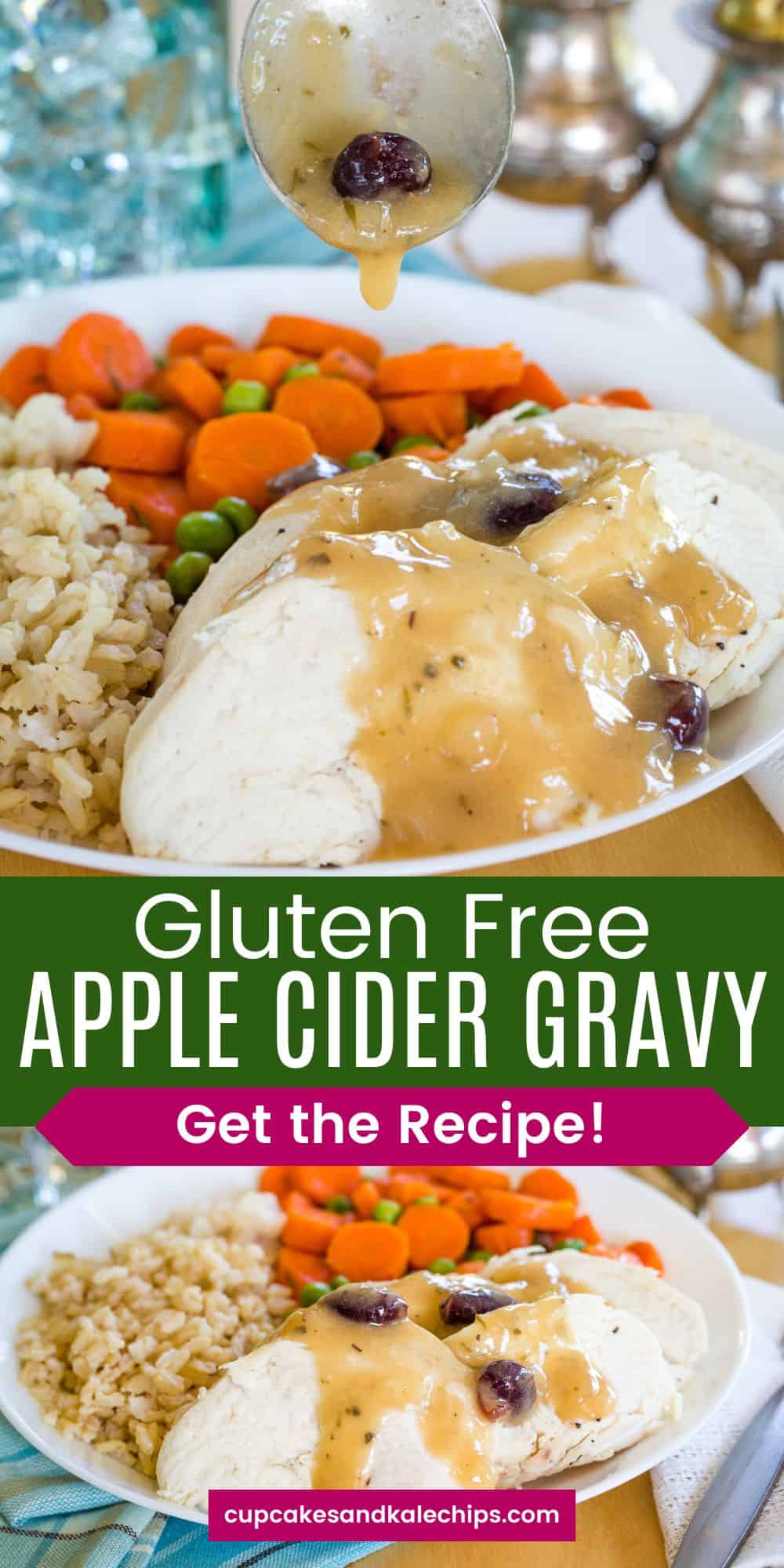 Apple Cider Gravy Gluten Free Recipe Cupcakes & Kale Chips