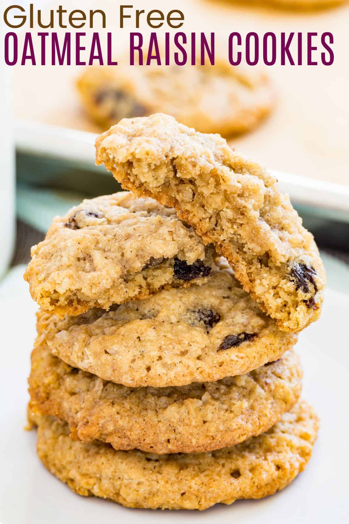 Gluten Free Oatmeal Raisin Cookies | Cupcakes & Kale Chips