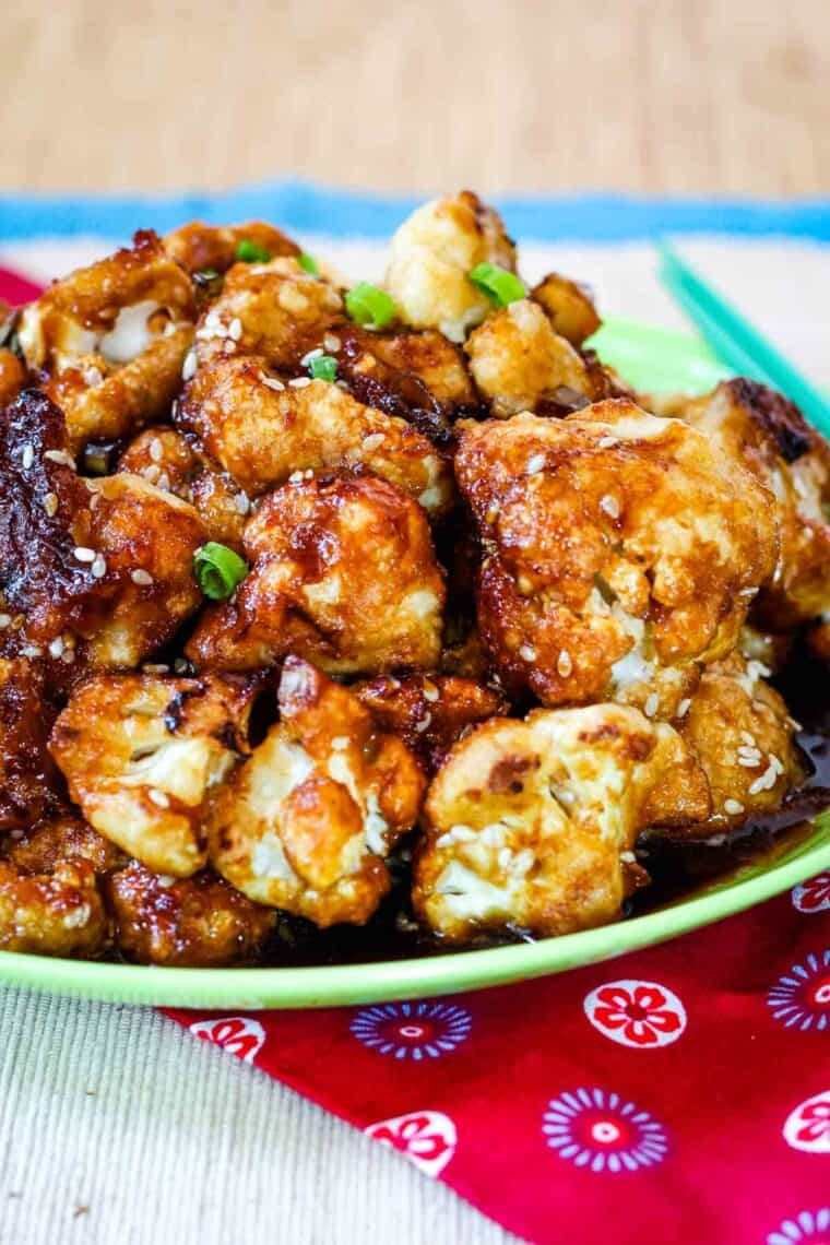 Baked Sesame Cauliflower Wings | Cupcakes & Kale Chips