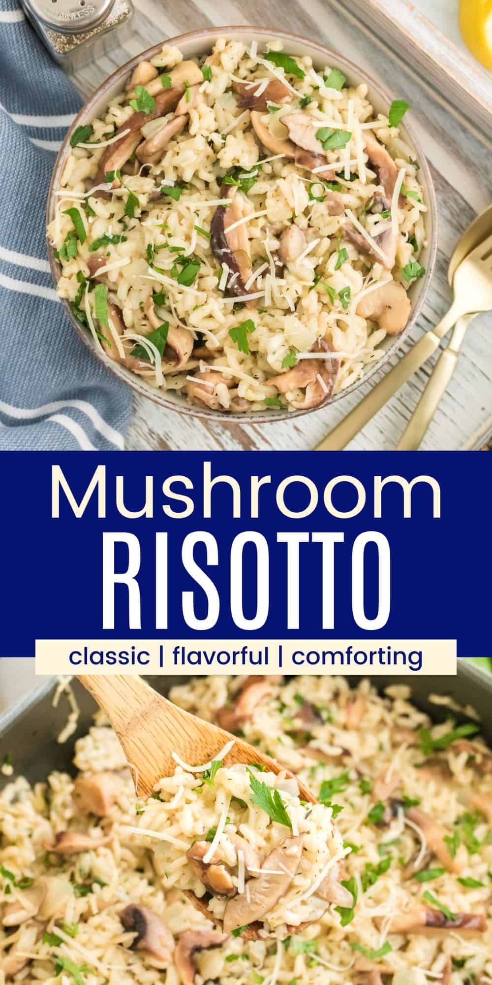 Stovetop Mushroom Risotto Cupcakes & Kale Chips