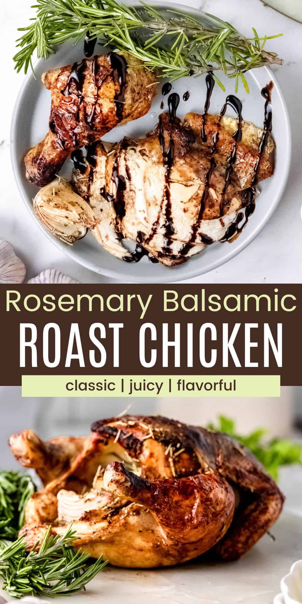 Rosemary Balsamic Roast Chicken | Cupcakes & Kale Chips