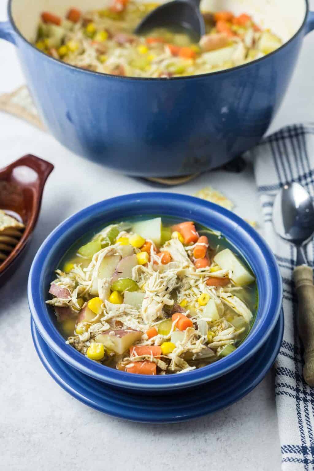 Hearty Rotisserie Chicken Soup | Cupcakes & Kale Chips